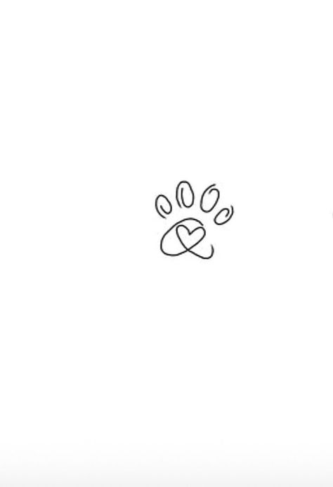 Small Paw Print Tattoo Behind Ear, Dog Inspired Tattoos Simple, Small Tattoos Dog, Tiny Leg Tattoos, Dainty Dog Tattoos, Small Pet Tattoos, Simple Dog Tattoos, Dog Inspired Tattoos, Paws Tattoo