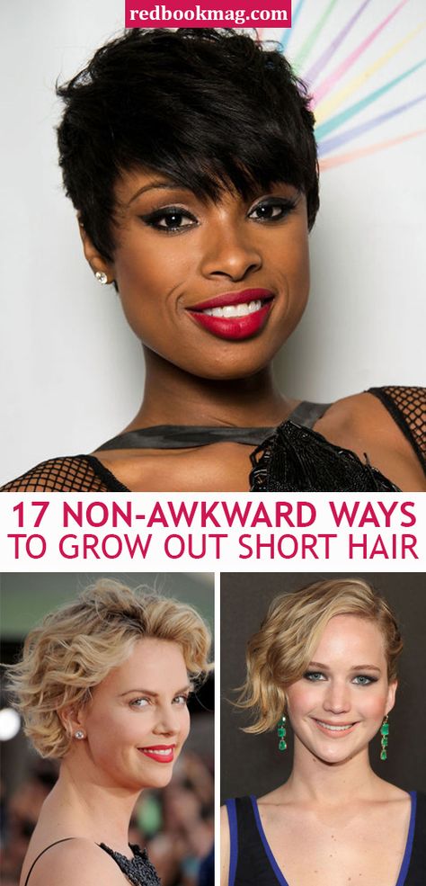 HOW TO GROW OUT SHORT HAIR: So you took the plunge and rocked a pixie hairstyle or bob cut, but now it's time to change it up again and you're left with this awkward in between hair—yeah, we've been there too! Make it a graceful and sexy transition with these tips and hairstyle hacks from the experts! Plus, you'll find the next look you'll want to try based on these gorgeous hairstyles from your favorite celebs. Transition Hairstyles, Growing Short Hair, Growing Out Pixie Cut, Growing Out Short Hair, Short Hair Styles African American, Grown Out Pixie, Growing Out Hair, Beyonce Hair, Growing Your Hair Out