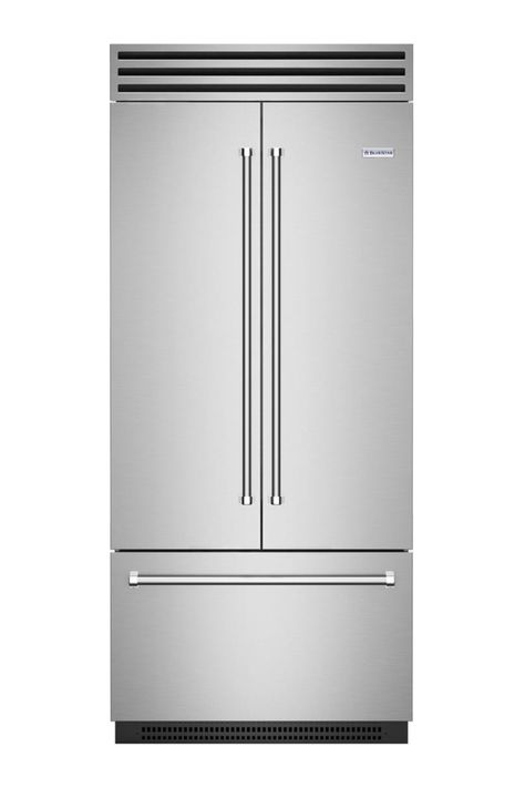 Tall Refrigerator In Kitchen, Panel Ready Side By Side Refrigerator, Custom Refrigerator Built Ins, Built In Refrigerator Ideas, Built In Fridge, Full Refrigerator, Built In Fridge Freezer, Panel Ready Refrigerator, Paneled Refrigerator