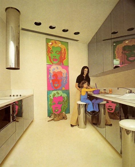 The+Kitchen+Book+by+Terence+Conran,+1977 Kitchen Book, Colourful Kitchen, 1970s Home, European Kitchens, Terence Conran, 70s Decor, Retro Interior, Cute House, Vintage Interiors