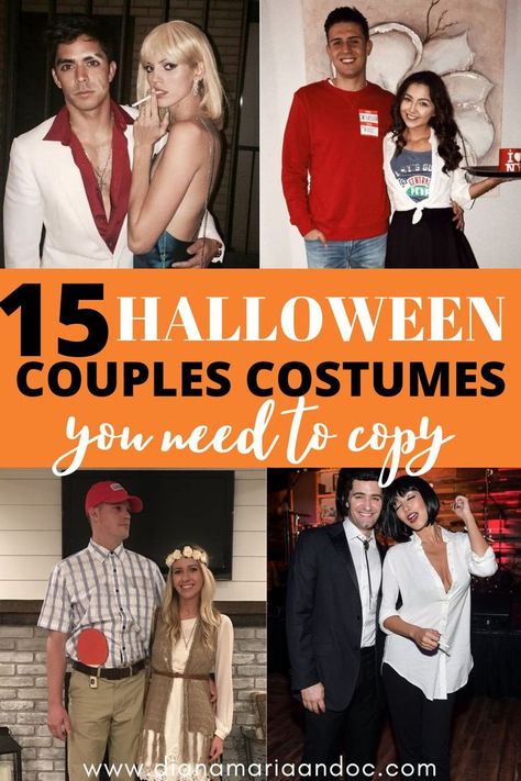 These are the cutest Halloween couples costumes to copy! I love how unique and easy these costumes are and can't wait to try them out. Elf Couple Costume, Elf Halloween Costume, Costume Duo, Easy Couple Halloween Costumes, Costumes Scary, Couples Costumes Creative, Funny Couple Costumes, Cute Couples Costumes, Costumes For Couples