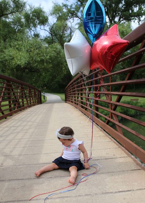 Photo Credit: Inspyerd Photography A Fourth of July First Birthday Photo Shoot Fourth Of July First Birthday, Birthday Surprises For Her, Photoshoot Boy, Independence Day Photos, 4th Of July Photos, Birthday Photo Shoot, Holiday Photoshoot, First Birthday Decorations, Mum Birthday Gift