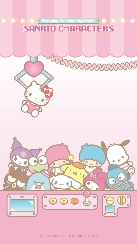 Bakery Theme, Wallpaper Sanrio, Friends Collage, Valentines Theme, Sanrio Wallpapers, Hello Kitty Wallpaper Hd, Themed Wallpaper, My Melody Wallpaper, Sanrio Stuff