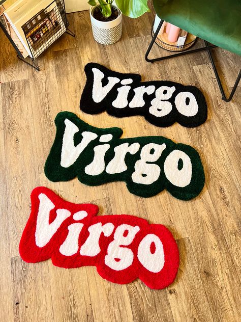 Virgo Astrology, Girl Apartment Decor, Funky Rugs, Statement Rug, Astrology Virgo, Tufted Rugs, Danish Pastel, In This House We, Cute Bedroom Decor