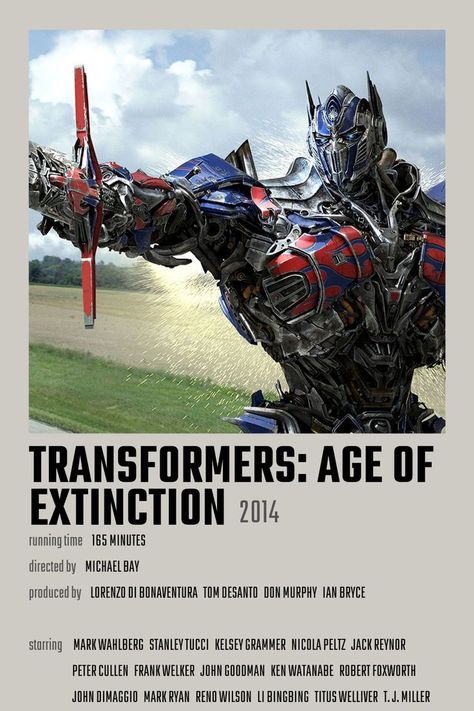 Extinction Movie, Transformers Poster, Transformers Film, Transformers Age Of Extinction, Nicolas Peltz, Age Of Extinction, Michael Bay, Film Posters Minimalist, Transformers Movie