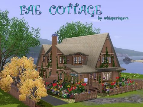 Fae Cottage, Artist Cottage, Little Cottage, The Sims Resource, Sims Resource, Sims 3, The Sims, Be Perfect, Cottage