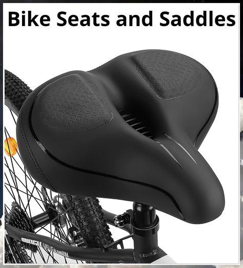 TONBUX Oversized Bike Seat for Men Women Comfort,Wide Bike Seat Cushion Replacement, Breathable Corfortable Bicycle Seat Sadd Barrel Racing Saddle, Bicycle Saddles, Cruiser Bikes, Saddle Rack, Saddle Accessories, Road Mountain, Bicycle Seats, Bicycle Saddle, Bike Saddle