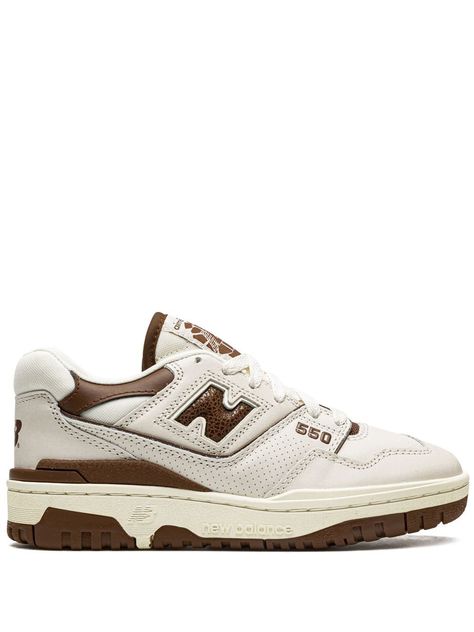 New Balance x Aimé Leon Dore 550 "Brown" Sneakers - Farfetch Skor Sneakers, Colorful Sneakers, Trendy Shoes Sneakers, Dr Shoes, Populaire Outfits, Cute Sneakers, Fresh Shoes, Hype Shoes, Cute Nikes