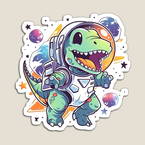 Dinosaur Astronaut, 8k Ultra Hd, Dinosaur Stickers, Space Tattoo, T Rex Dinosaur, Manga Style, Astronauts In Space, Ink Design, Space Suit