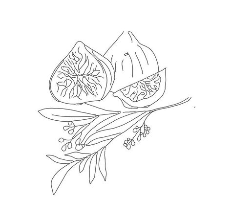 Fig Tattoo, Olive Tattoo, Branch Drawing, Shape Tattoo, Fig Leaf, Leaf Drawing, Discreet Tattoos, Olive Leaf, Matching Tattoos