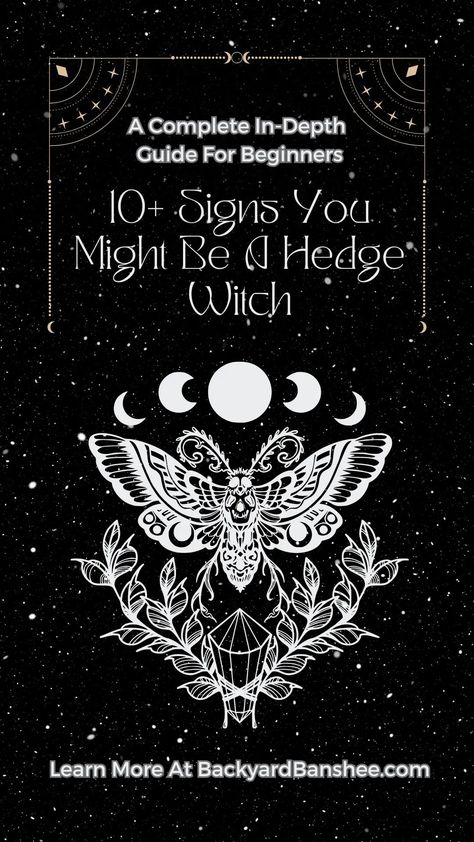 A Beginner's Guide To Hedge Witchcraft Types Of Magick Witchcraft, Witchcraft Potions, Hedge Witchcraft, Witch Types, Hedge Witchery, Types Of Witches, Grimoire Ideas, Teen Witch, Cottage Witch