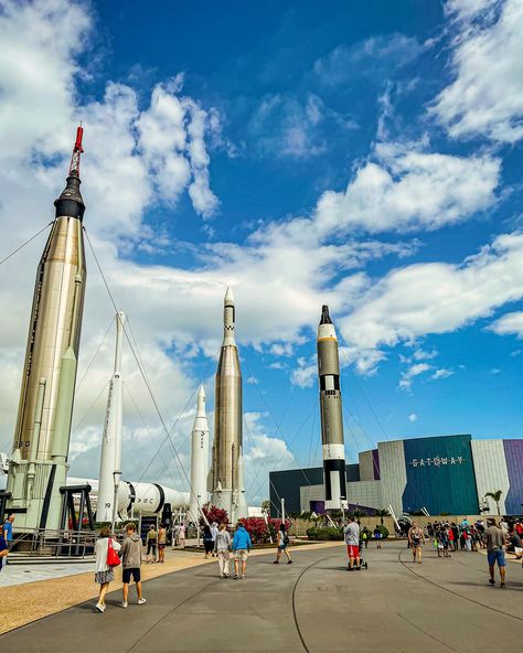 The Kennedy Space Center is a great single day activity if you’re sailing out of Port Canaveral or looking to add on to your Central Florida vacation! Have you visited the space center before? 🚀 🌎 🌖 #kennedyspacecenter #nasa #spacecenter #capecanaveralflorida #capecanaveral #florida #centralflorida #cruise #cruising #vacation #travel #space #nasaspacecenter #travelplanner #travelplanning Nasa Florida, Nasa Space Center, Cape Canaveral Florida, Miami Vibes, Cape Canaveral, Space Center, Florida Vacation, Central Florida, Vacation Travel