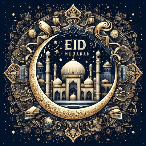 Photo eid mubarak poster or banner desig... | Premium Photo #Freepik #photo Media Post, Eid Mubarak, Banner Design, Social Media Post, Social Media, Stock Photos, Design