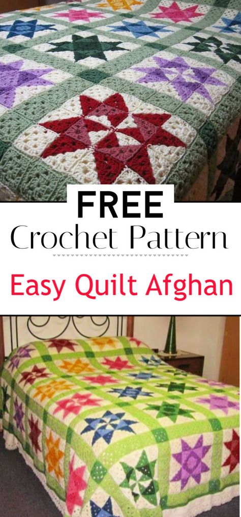 Crocheted Bedspreads Pattern, Crochet And Quilting Together, Free Crochet Along Patterns, Granny Afghan Crochet, Free Crochet Quilt Afghan Patterns, How To Crochet C2c, Crochet Quilt Pattern Squares, Free Easy Crochet Afghan Patterns, Crochet Quilt Squares Free Pattern