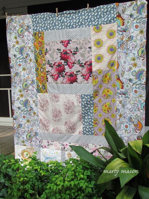 Quilts With Big Blocks, Big Patch Quilts, Large Patchwork Quilt, Casual Cotton Patchwork Sets, Large Square Quilt, Big Block Quilt Patterns Large Prints, Large Block Quilts, Spring Cotton Patchwork Sets, Large Block Quilt Patterns