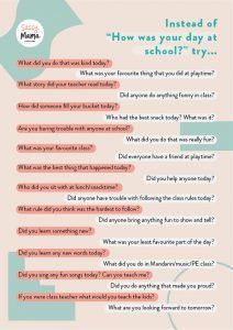 Don't Ask Your Kid "How Was Your Day?" You'll Get More Info if You Ask This How To Answer How Was Your Day, How Was Your Day Answers, Questions To Ask Kids, Brain Gym For Kids, All About Me Preschool, Class Rules, Parenting Knowledge, Brain Gym, Class Teacher