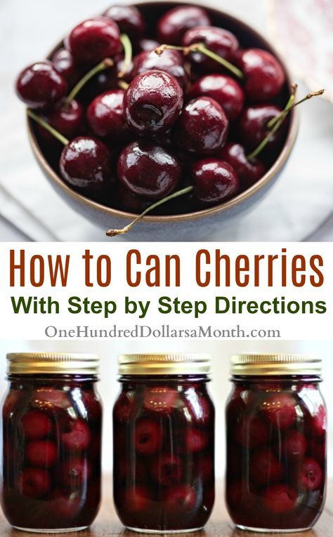 Cherry Recipes Canning, Can Cherries, Canning Cherries, Canned Recipes, Wife Duties, Easy Canning, Canning 101, Canning Fruit, Freezer Recipes