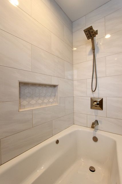 Bathroom Tub Shower Combo, Full Bathroom Remodel, Bathroom Tub Shower, Bathtub Remodel, Small Bathroom Makeover, Bathroom Redesign, Bathroom Shower Tile, Bathroom Remodel Designs, Bathroom Remodel Shower