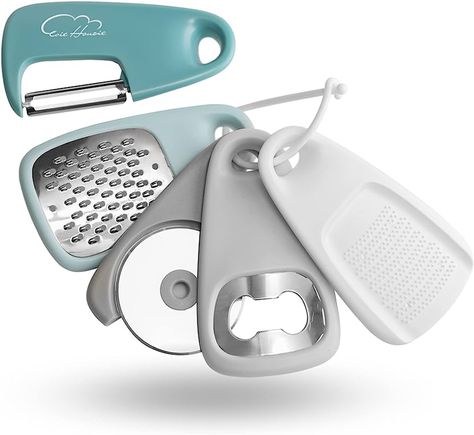 Kitchen Tool Set, Space Saving Kitchen, Cheese Grater, Stainless Steel Accessories, Cooking Gadgets, Vegetable Peeler, Cool Kitchen Gadgets, Kitchen Equipment, Camping Accessories