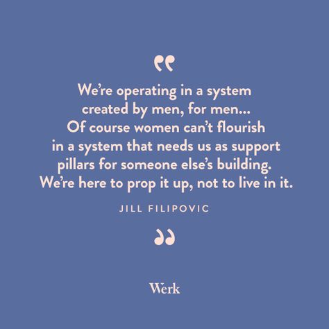 We just got our copy of Jill Filipovic's debut book, "The H-Spot: The Feminist Pursuit of Happiness." According to this review from The Atlantic, the book focuses on shifting away from conversations about women's equality in favor of women's happiness. At Werk, we talk about this a lot as it relates to the workplace. Technically, women already have the same rights and privileges as men—yet we still remain underrepresented, underpaid, and generally undervalued across the board. Women Workplace Quotes, Feminine Rage, Workplace Quotes, Womens Equality, Instagram Graphics, Glazed Carrots, Pursuit Of Happiness, The Atlantic, Woman Quotes