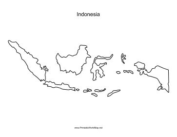 This printable outline map of Indonesia is useful for school assignments, travel planning, and more. Free to download and print Tema Negaraku, Draw Map, World Map Continents, Printable Outline, Pablo Picasso Art, Slp Activities, 17 August, Microsoft Word 2007, Constellation Map