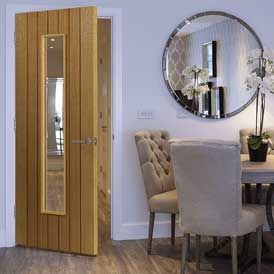 River Oak Cherwell Glazed cottage style Internal Door Light Wood Door, Wood Door With Glass, Oak Glazed Internal Doors, Internal Doors With Glass, Usi Interior, Solid Oak Internal Doors, Cottage Style Doors, Oak Internal Doors, Doors With Glass Panels