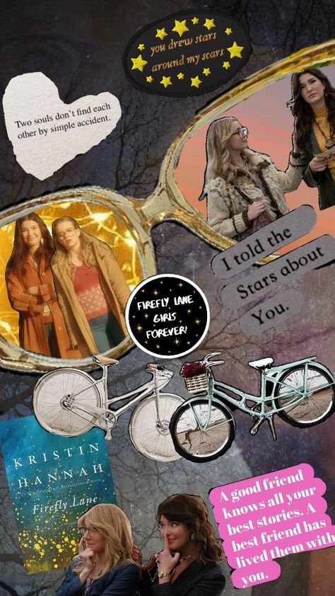 Firefly Lane girls forever 💕 Firefly Lane Aesthetic, Firefly Lane Book, Firefly Aesthetic, Firefly Lane, Kristin Hannah, Sweet Gift Ideas, Book Aesthetics, Awesome Stuff, Firefly