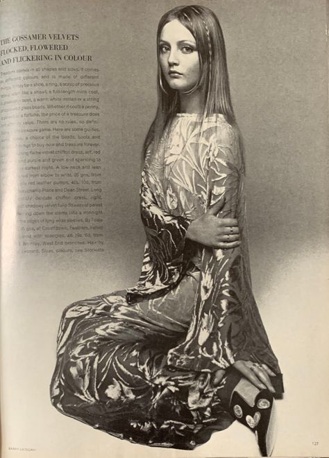 Biba 1970s, Ingrid Boulting, Vogue 1970, 70s Victorian, Fashion 70s, Fashion Vogue, Fashion 1960s, Victorian Women, 1970s Fashion