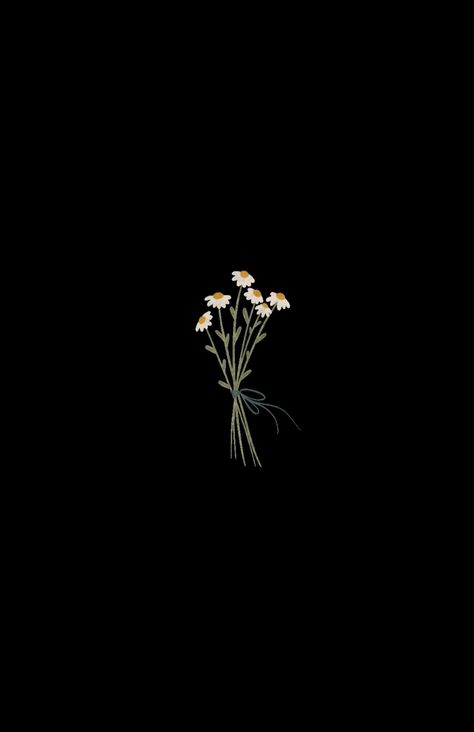 Black Simple Wallpaper Iphone, Simple Pfp Instagram, Black Minimalist Wallpaper Aesthetic, Aesthetic Vintage Flower Wallpaper, Flower Pfp Aesthetic, Flower Wallpaper Black Backgrounds, Black Profile Picture Aesthetic, Cute Wallpapers Dark, Flower Profile Picture