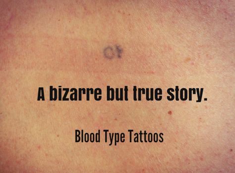 An absurd and humorous look back at a forgotten part of our Cold War history. An experimental pilot program that tattooed young school children with their blood type. Bizarre but TRUE! Check it out! P.S. that’s my mom. True Blood Tattoos, Blood Type Tattoo, Type Tattoo, Blood Type, School Children, Paw Print Tattoo, My Mom, True Stories, Looking Back