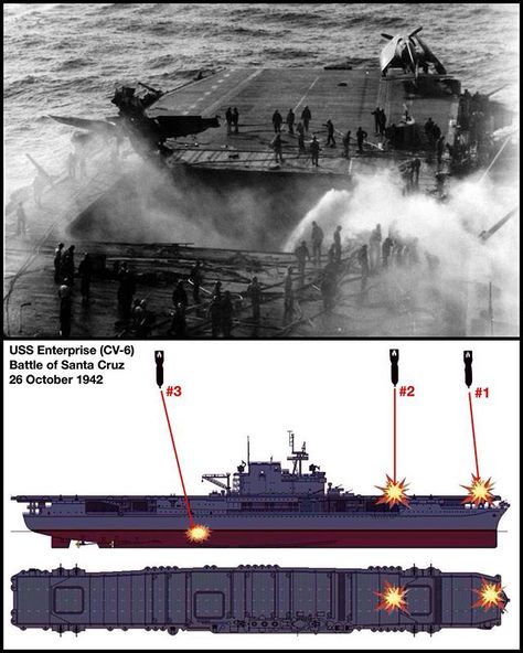 Guadalcanal: A Pacific Hell - Enterprise's Fate [Part.18] ——— A late addition to my partner @haze_grey_history's series on the Battle of Santa Cruz. Sorry for the delay but I was really busy lately. Check his account of the battle before reading this post. - USS Enterprise (CV-6) was the second ship of the Yorktown-class and was commissioned in May 1938. On 26 October 1942, she was the flagship of Task Force 16 and was sailing along her sister-ship USS Hornet (CV-8) leading Task Force 17. In the Uss Hornet, 26 October, Uss Enterprise, My Partner, Hornet, The Battle, Sailing