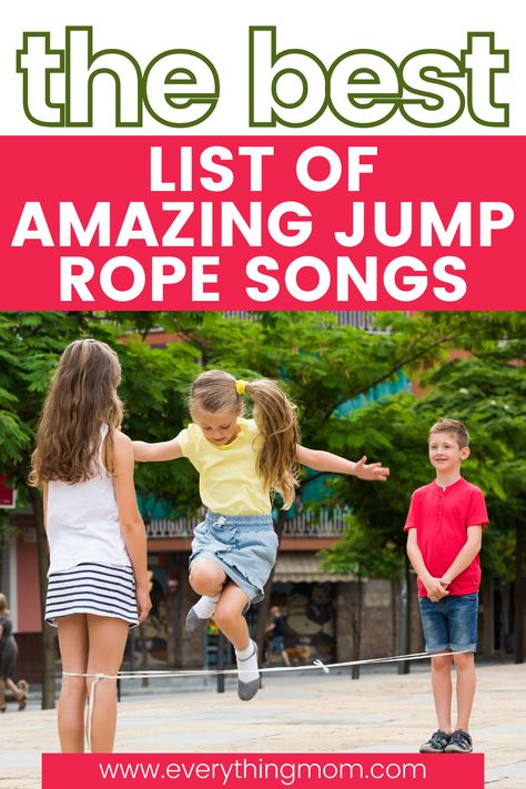 Jump Rope Songs, Jump Rope Games, Chinese Jump Rope, Jump Rope Routine, Elementary Physical Education, Kids Learning Videos, Songs For Kids, Jump Rope Workout, School Songs