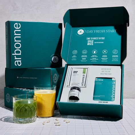 7-Day Fresh Start | Shop-All/Nutrition/Cleanse-&-Detox | Arbonne Arbonne Nutrition, 1st August, Mct Oil, Matcha Tea, Detox Cleanse, Arbonne, Fresh Start, One Week, Probiotics