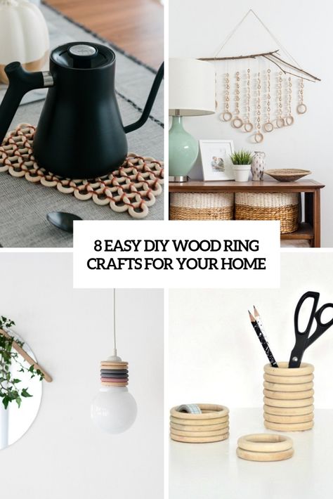 Wooden Ring Crafts Ideas, Wooden Curtain Rings Crafts Diy, Wood Rings Crafts, Wood Ring Crafts Ideas, Wood Curtain Rings Crafts, Crafts With Wooden Rings, Wooden Curtain Rings Crafts, Curtain Ring Crafts, Wooden Ring Crafts