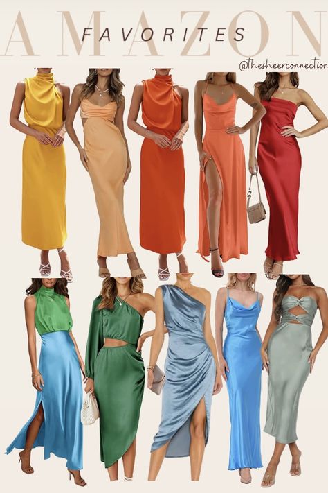 I’m Amazon Dresses Wedding Guest, Wedding Guest Dress Amazon, Amazon Wedding Guest Dress, Graduation Guest Outfit, Amazon Dresses, Wedding Guest Looks, Women Formals, Frill Dress, Women Wedding Guest Dresses