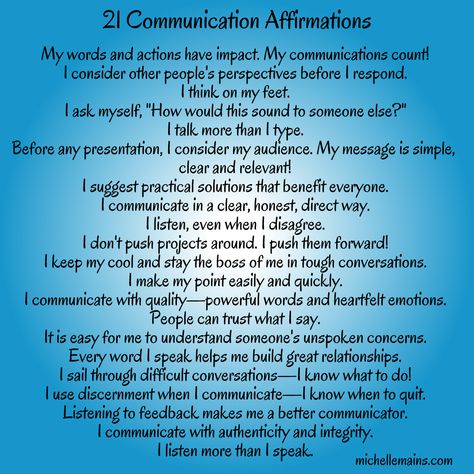 21 Communication Affirmations Affirmation For Communication Skills, Affirmation For English Speaking, Communication Skills Affirmations, Manifest Communication, Communication Affirmations, Trans Affirmations, Communication Manifestation, Your Words Are Powerful, Spiritual Journaling