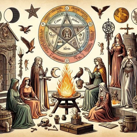 Where Did Wicca Come From? Origins and Evolution Wicca, a modern Pagan religion that celebrates nature, emerged in the mid-20th century, but its roots trace back to pre-Christian spiritual practices. This earth-based religion harnesses the cycles of nature and the universe into its core belief system and emphasizes the divinity present within all living beings. It is unique among religions in that it […] The post Where Did Wicca Come From? Origins and Evolution appeared first on Witchcraft... Wiccan Beliefs, Wiccan Rede, Pagan Beliefs, Belief System, Pagan Gods, Fantasy Tattoos, Eclectic Witch, Witchcraft For Beginners, Vintage Witch