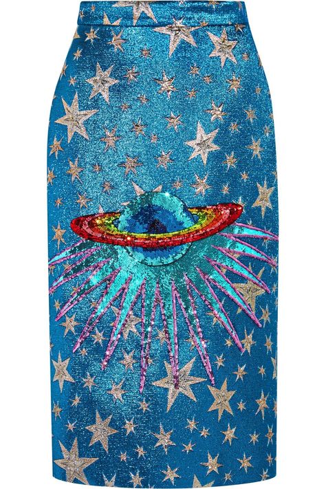 Metallic Skirts, Blue Sequin Skirt, Galaxy Skirt, Sequin Skirts, Metallic Midi Skirt, A Line Midi Skirt, Jacquard Midi Skirt, Blue Midi Skirt, Rainbow Skirt