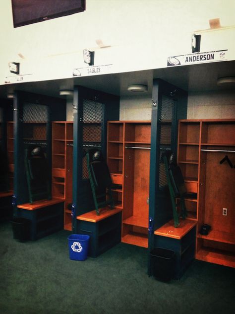 Philadelphia Eagles locker room Football Rooms, Eagles Football, Locker Room, Philadelphia Eagles, Eagles, Places Ive Been, Lockers, Philadelphia, Saying Goodbye