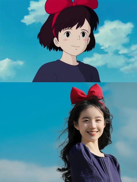 Kiki's Delivery Service Cosplay, Kiki Cosplay, Studio Ghibli Party, Pre Wedding Photoshoot Theme, Cosplay Poses, Easy Cosplay Ideas, Studio Ghibli Fanart, Easy Cosplay, Beautiful Halloween