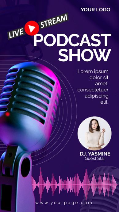 Radio Show Poster Design, Podcast Story Instagram, Podcast Poster Ideas, Interview Poster Design, Podcast Template Design, Podcast Design Ideas, Podcast Design Graphics, Podcast Flyer Design, Radio Poster Design