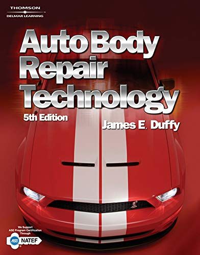 Read Auto Body Repair Technology Free Trying to find Auto Body Repair Technology ?  Author : James E. Duffy Publisher : Delmar Cengage Learning Total Pages : 1056  AUTO BODY REPAIR TECHNOLOGY Sixth Edition features extensive new and updated material reflecting the latest automotive technology and current industry best practices. In addition to incorporating current NATEF Collision Repair and Refinish Program Standards and Task Lists this market-leading book provides detailed information on worki Auto Body Work, School Stamps, Automotive Technician, Damaged Cars, Auto Body Shop, Collision Repair, Auto Body Repair, Automotive Repair, Learning Tools