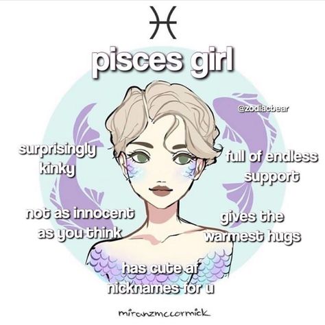 Female Pisces, Pisces Female, Zodiac Signs Couples, Pisces Personality, All About Pisces, Pisces Fish, Pisces Traits, Pisces Girl, Pisces Quotes