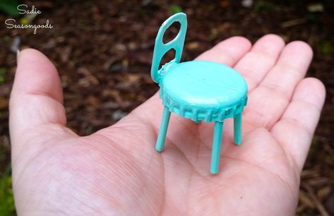 Kids Fairy Garden, Fairy Garden Pots, Fairy Tree Houses, Fairy Garden Furniture, Fairy House Diy, Fairy Garden Crafts, Fairy Garden Designs, Fairy Furniture, Fairy Tree