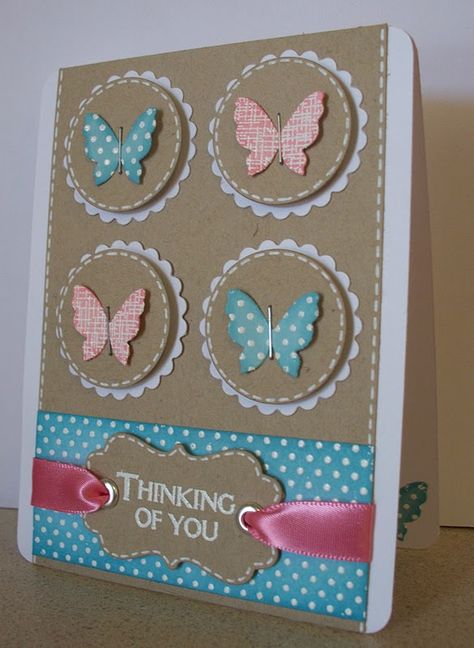 Butterfly Card, Navy Wife, Butterfly Cards, Punch Cards, Pretty Cards, Cards Scrapbooking, Get Well Cards, Card Sketches, Card Making Ideas