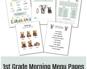 Homeschool First Grade, Counting By 2's, Telling Time Practice, Addition Practice, Subtraction Practice, Counting To 100, Lowercase Alphabet, Alphabet Writing, Menu Cover