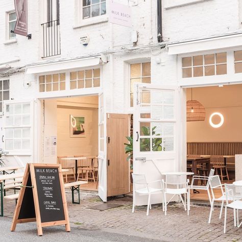 PlaylisterFM on Instagram: “MILK BEACH - Soundtracks for Home Use. #33  Today’s playlist is for the friendly faces at Milk Beach - a Café that keeps us smiling and…” Brunch For Two, Brunch London, Baby Shower Brunch Food, London Beach, London Cafe, Traditional Breakfast, Beach Cafe, Best Coffee Shop, Brunch Spots