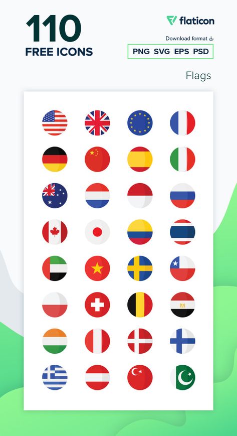 Icon Pack: Flags | Circle flat Country Flags Icons, Free Icons Png, City Icon, Flag Icon, Travel Icon, Free Icon Packs, Search Icon, Edit Icon, Video App