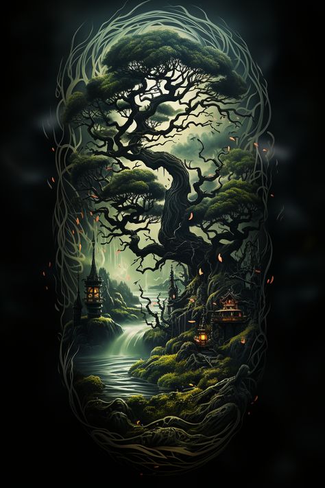 Tattoo Designs Realistic - Tattoo Designs Drawings - Tattoo Designs Man - Tattoo Designs Women - Tattoo Designs Dark  #TattooDesigns #TattooDrawings Forest Galaxy Tattoo, Gothic Forest Tattoo, Realistic Forest Tattoo, Magical Forest Tattoo, Forest Tattoo Stencil, Forest Theme Tattoo, Rainforest Tattoo, Enchanted Forest Tattoo, Tattoo Designs Dark