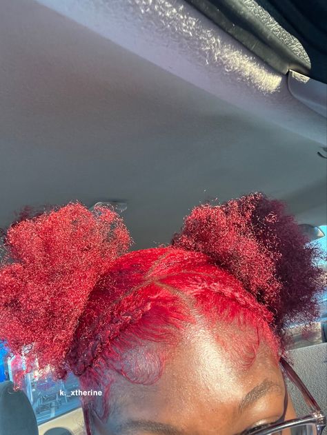 4c Red Natural Hair, Red 4c Natural Hair, Red Dyed Hair Black Women, Short Red Natural Hair Black Women, Dyed Natural Hair For Black Women Red, 4c Red Hair, Red Hair Dye Black Women, Red Hair Black Women Natural, Red 4c Hair